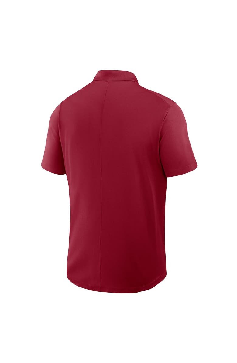 Nike Men's Nike Crimson Alabama Crimson Tide Primetime Victory Primary Logo Performance Polo, Alternate, color, Crimson