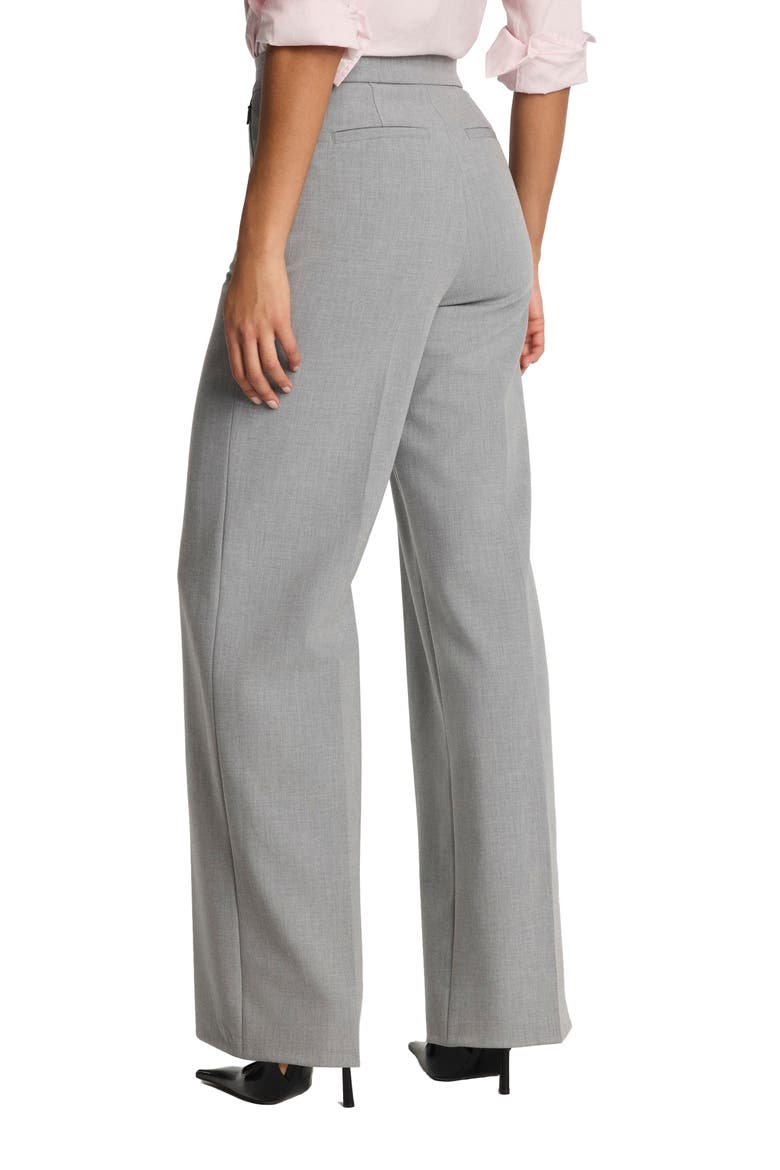SPANXsupersmooth™ Wide Leg Stretch Twill Pants, Alternate, color, HEATHER GREY