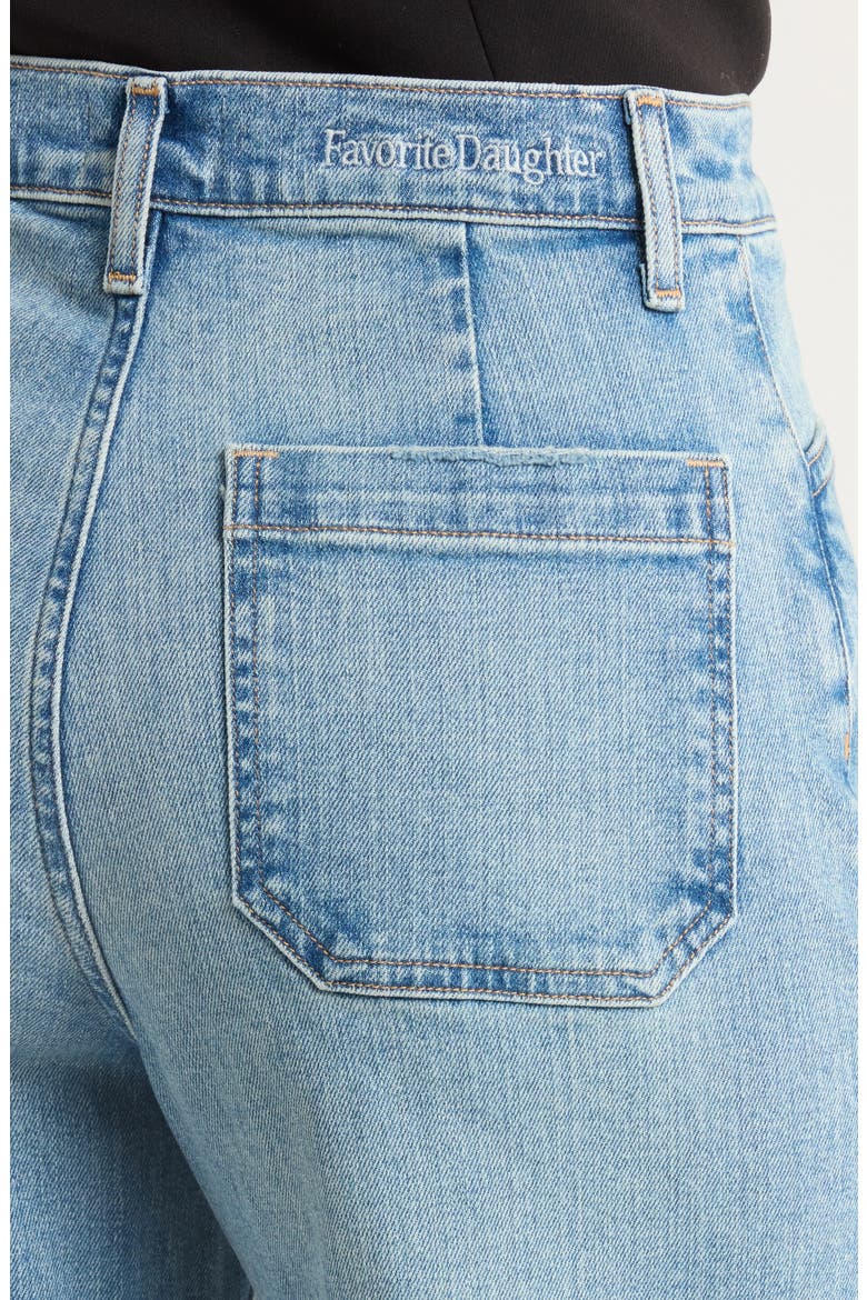 Mischa Super High Waist Wide Leg Jeans, Alternate, color, MONTEREY