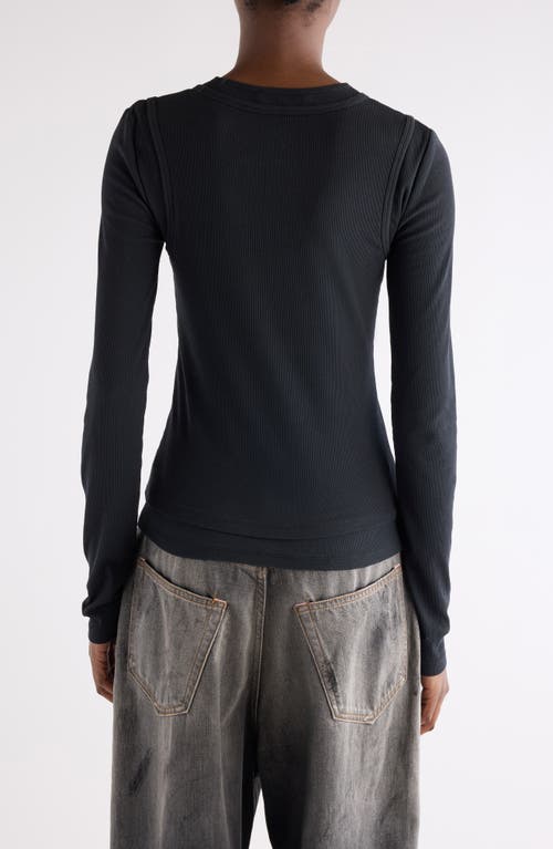 Acne Studios Logo Printed Cotton-blend T-shirt In Black
