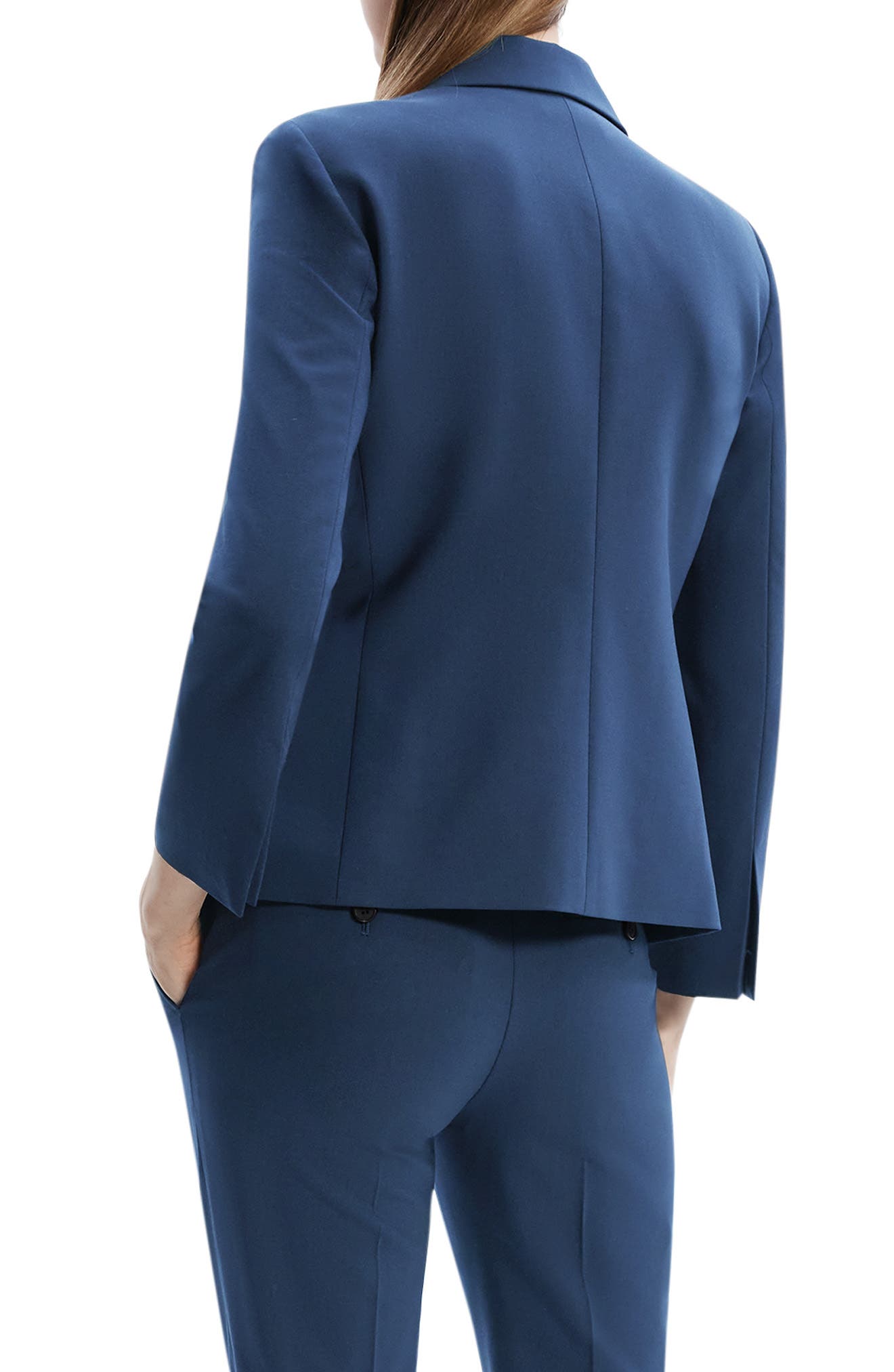 Slim Fit One Button Blazer - image 2