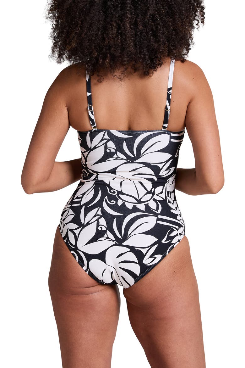 Mauritius Bandeau Bathingsuit, Alternate, color, Caviar