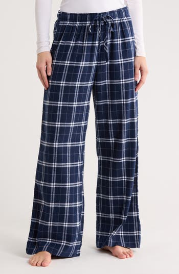 Abound Plaid Flannel Pajama Pants In Blue