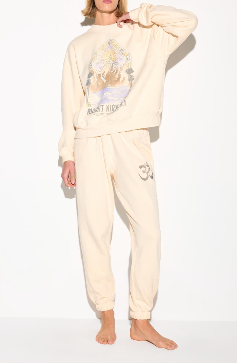 Spiritual Gangster Mount Nirvana La Brea Graphic Sweatshirt, Alternate, color, Canvas