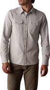 The Normal Brand Tentoma Cotton Stretch Twill Snap-Up Western Shirt