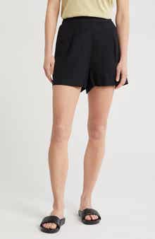 Madewell Solid Linen Blend Shorts