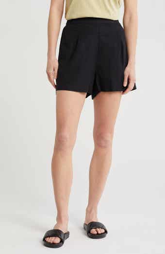 Madewell Solid Linen Blend Shorts