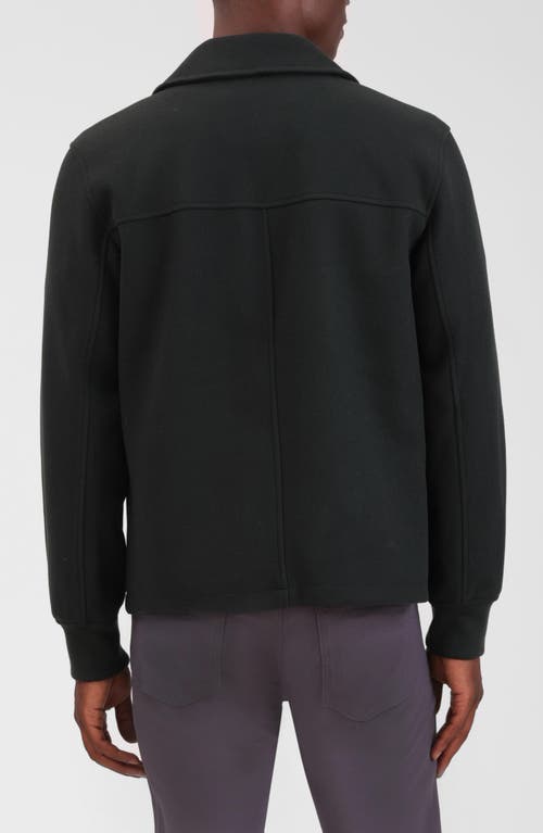 Bagatelle Knit Bomber Jacket In Black