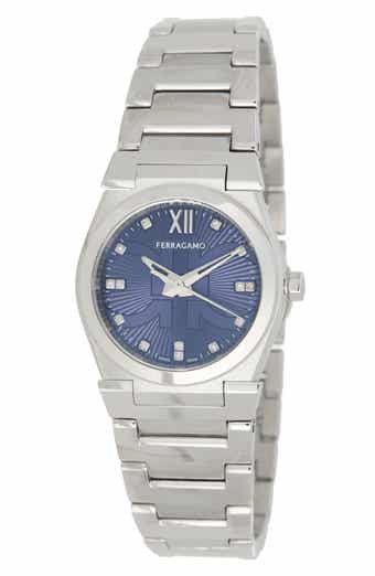 FERRAGAMO Vega Holiday Capsule Diamond Dial Bracelet Watch, 28mm