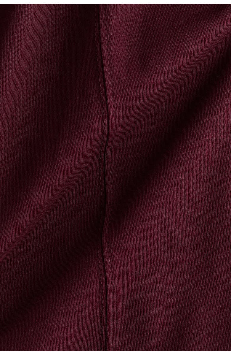H&M Mama Cotton T-shirt Dress, Alternate, color, Burgundy