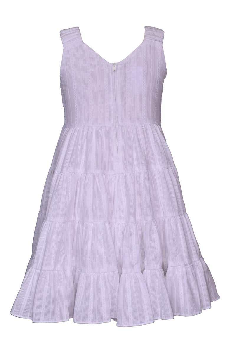 Iris & Ivy Kids' Shirred Tiered Dress, Alternate, color, 