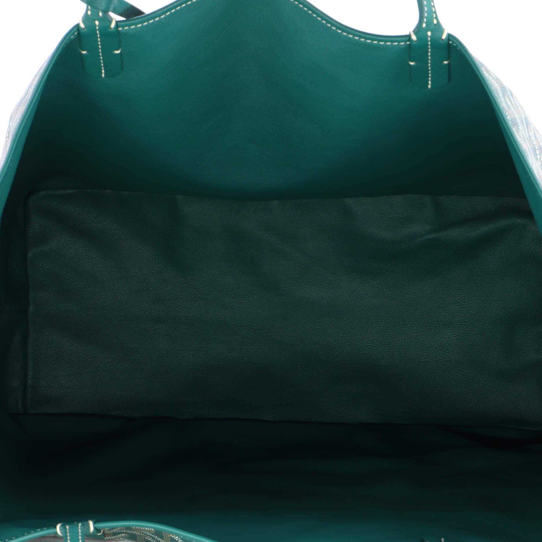 Pre-Owned Goyard Anjou Reversible Tote Coated Canvas GM, Alternate, color, Green