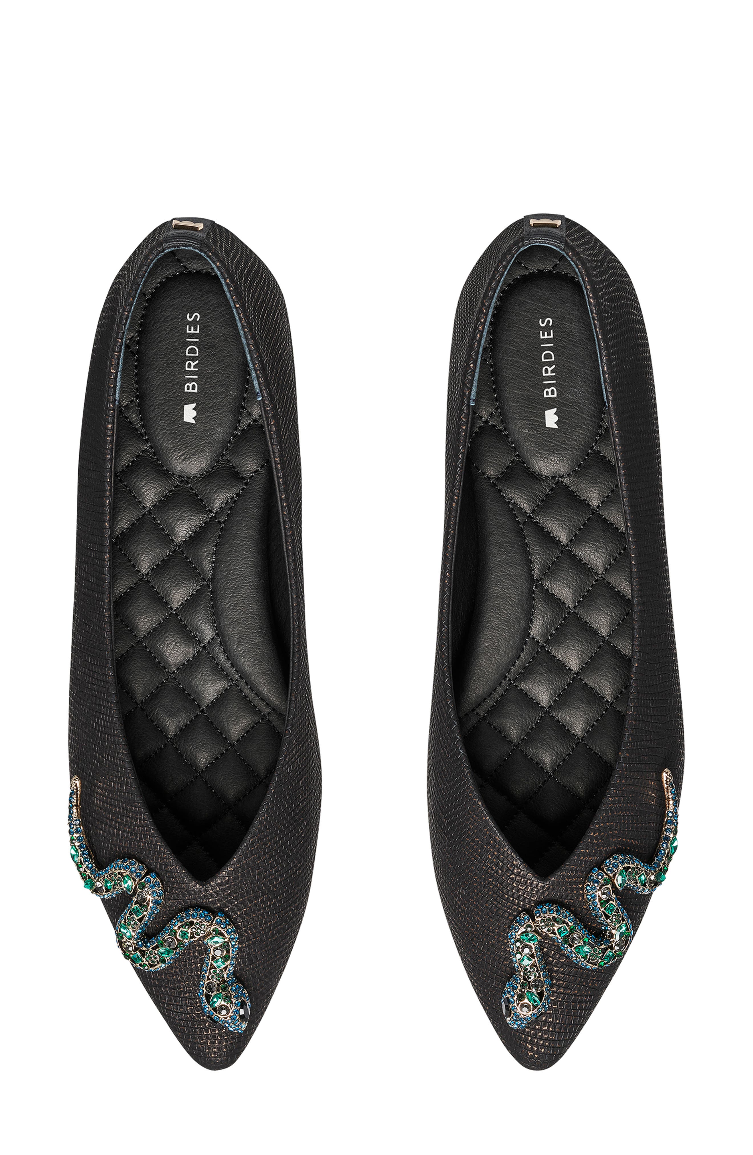 Birdies Goldfinch Pointy Toe Ballet Flat, Alternate, color, 