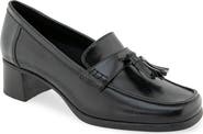 Munro Skarlet Leather Loafer Pump