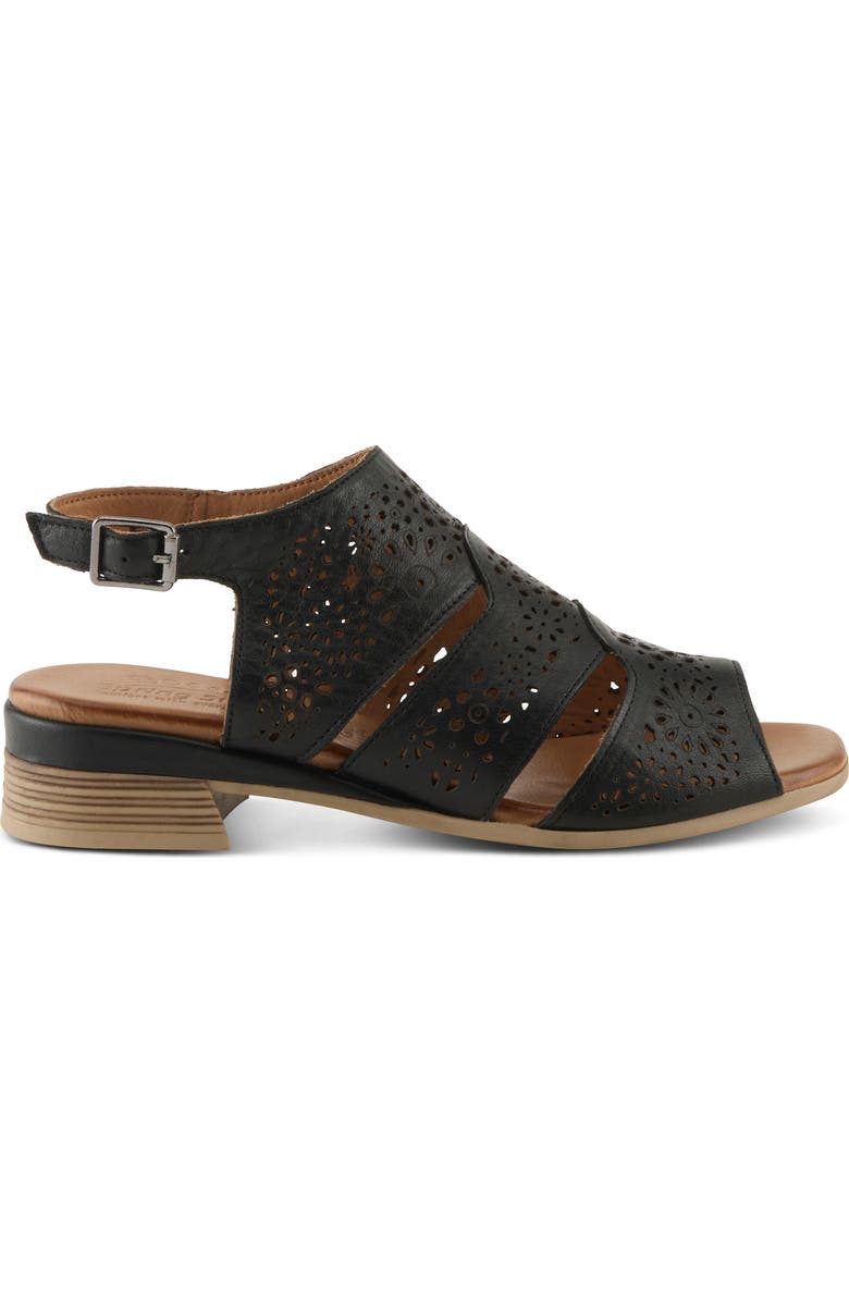 Spring Step Plasma Ankle Strap Sandal, Alternate, color, Black