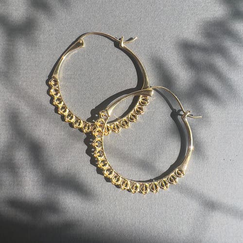 Astor & Orion Calla Hoops In Gold
