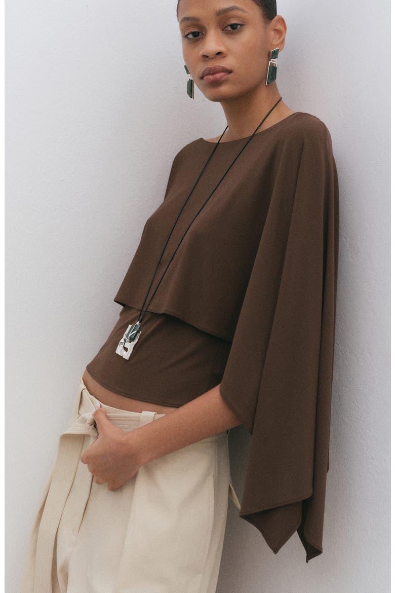 Blusa Lina Cape Top (Women) | Nordstrom
