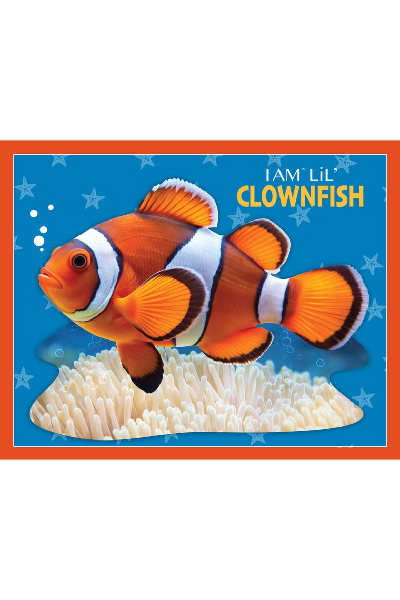 I Am Lil Clownfish 48 Piece Fish Shaped Puzzle, Ocean Life, Alternate, color, Multicolored