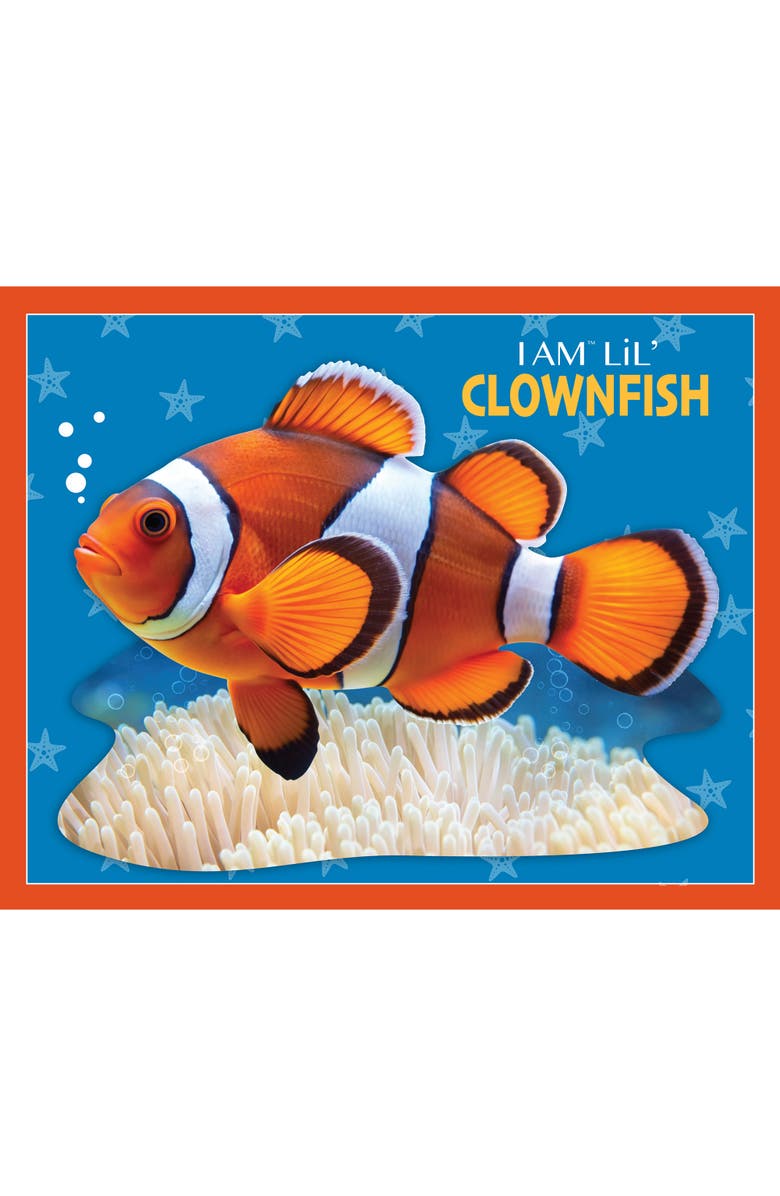 Madd Capp I Am Lil Clownfish 48 Piece Fish Shaped Puzzle, Ocean Life, Alternate, color, Multicolored