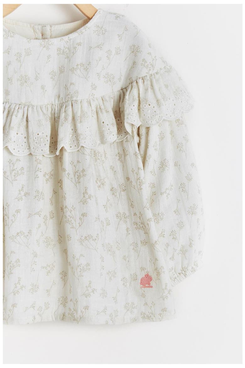 Emily Long Sleeve Blouse for Toddler, Alternate, color, OFF WHITE