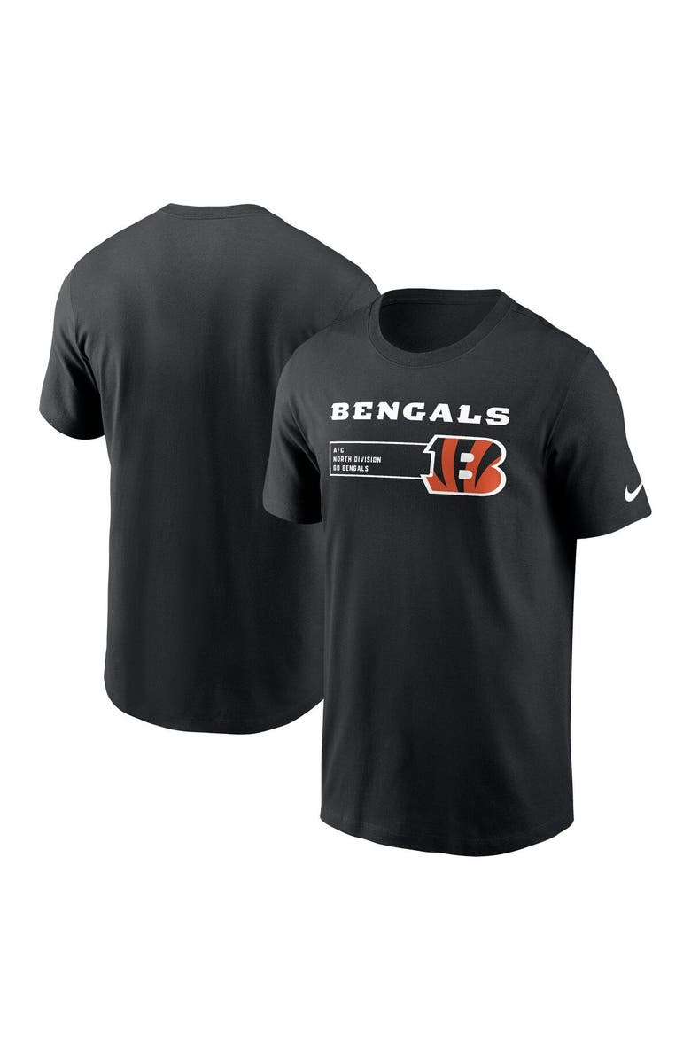 Nike Men's Nike Black Cincinnati Bengals Division Essential T-Shirt, Main, color, Black