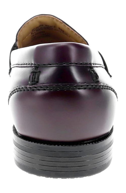 Dockers Mens Colleague Dress Penny Loafer Shoe In Cordovan