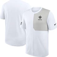 Nike Men's Nike White New Orleans Saints Sideline UV Performance Coach Shirt