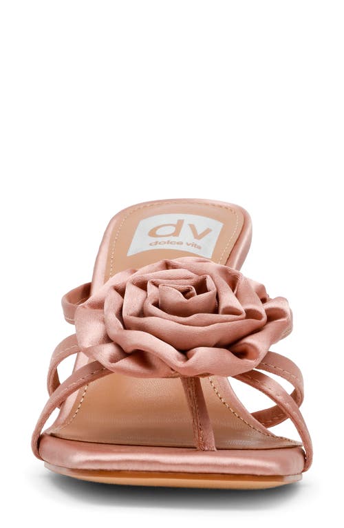 Dolce Vita Dv By Zelly Rosette Sandal In Blush