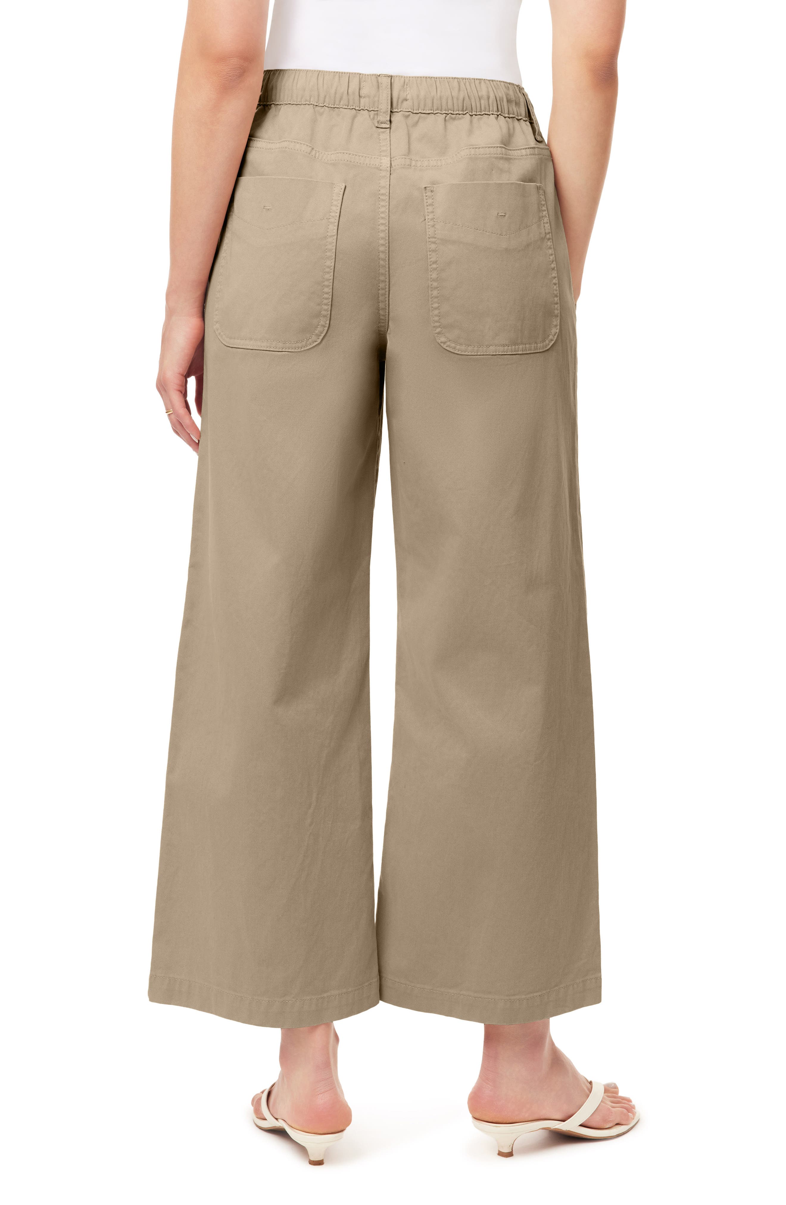 Kaya Drawstring Wide Leg Denim Pants - image 2