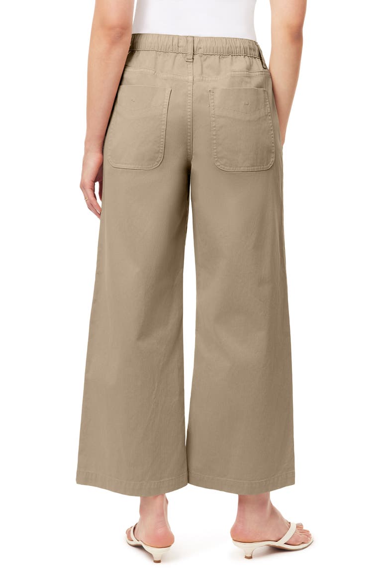 Kaya Drawstring Wide Leg Denim Pants, Alternate, color, CAMOUFLAGE