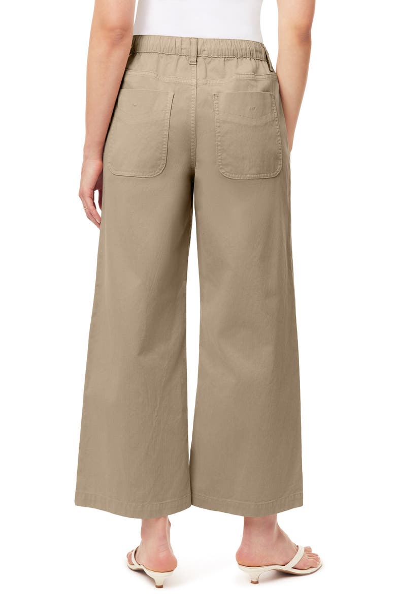 Kensie Kaya Drawstring Wide Leg Denim Pants, Alternate, color, Camouflage