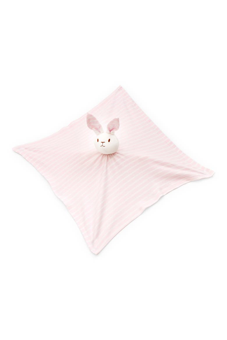 Organic Cotton Bunny Lovey Toy, Alternate, color, PINK