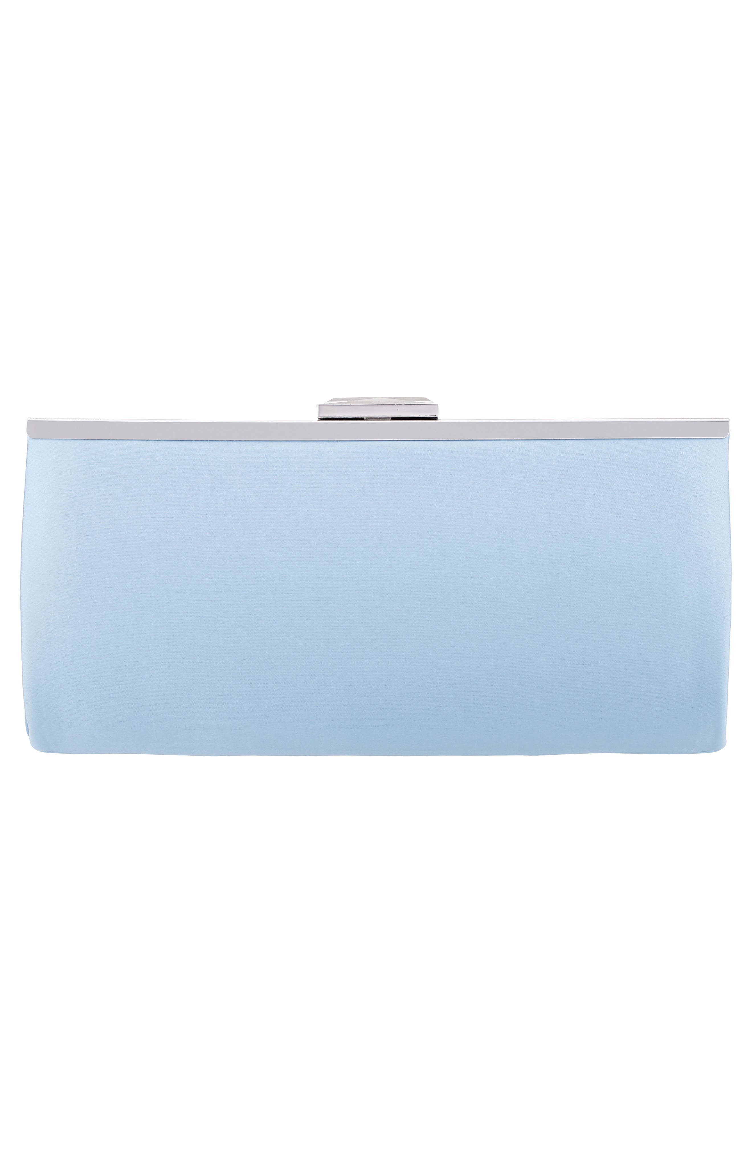 Ophelia Frame Clutch, Alternate, color, SKY BLUE