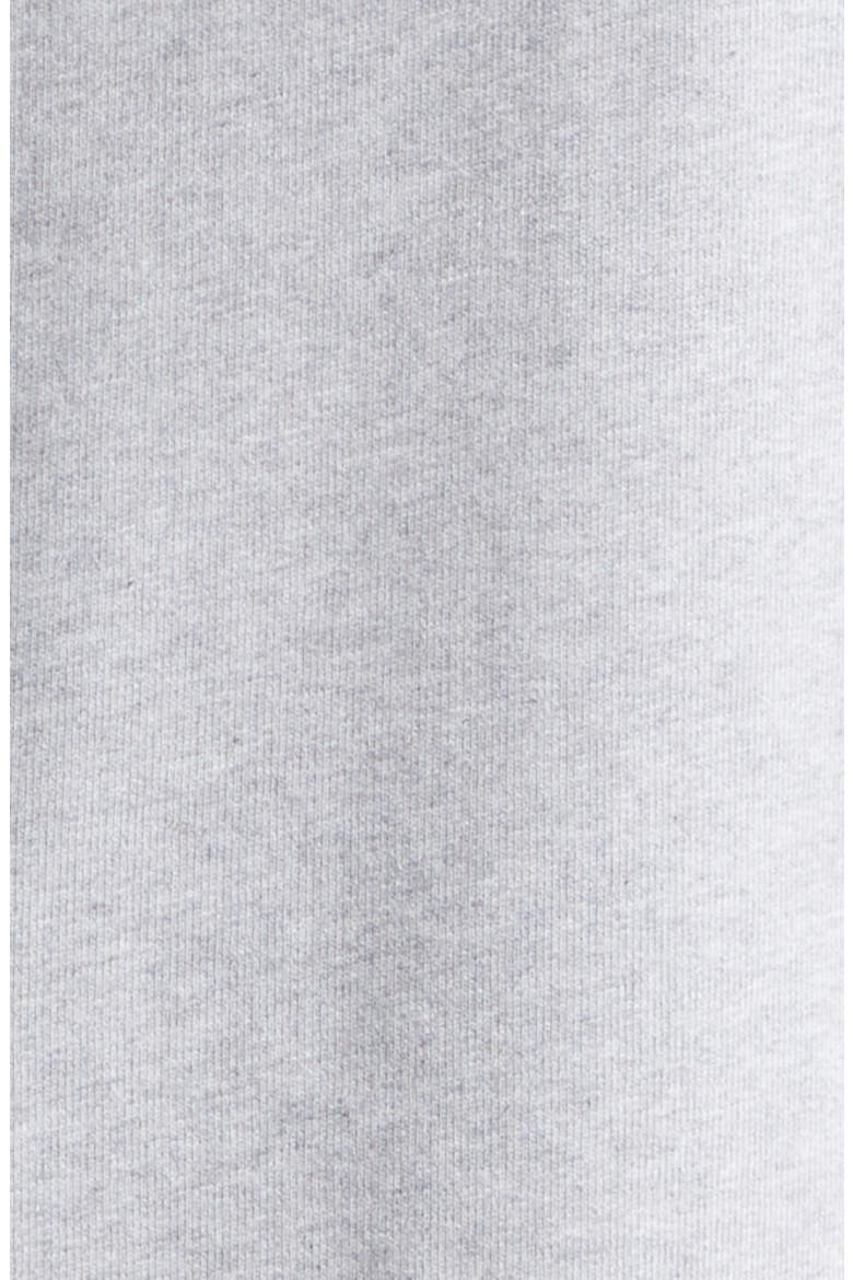 Couture Seam Cotton Fleece Hoodie, Alternate, color, LIGHT GREY MELANGE