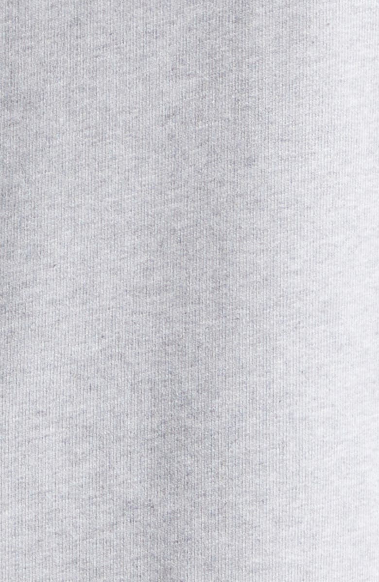 Givenchy Couture Seam Cotton Fleece Hoodie, Alternate, color, Light Grey Melange