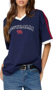 EDIKTED Australia 96 Oversize T-Shirt