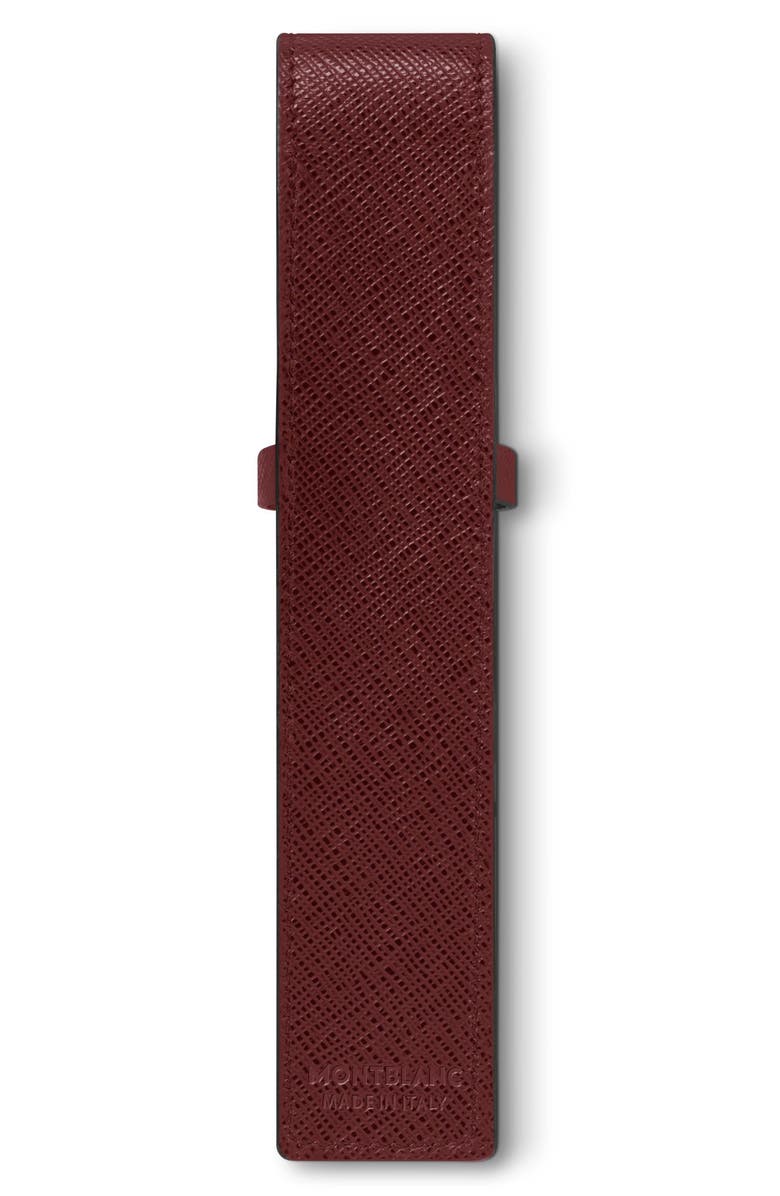 Montblanc Sartorial Leather Pen Pouch, Alternate, color, 