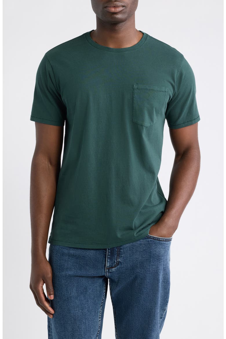 Classic Fit Garment Dye Pocket T-Shirt, Main, color, HDDNFRST