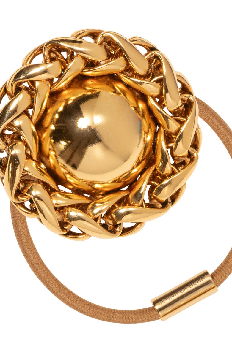 Jennifer Behr Brooke Ponytail Wrap, Alternate, color, Gold