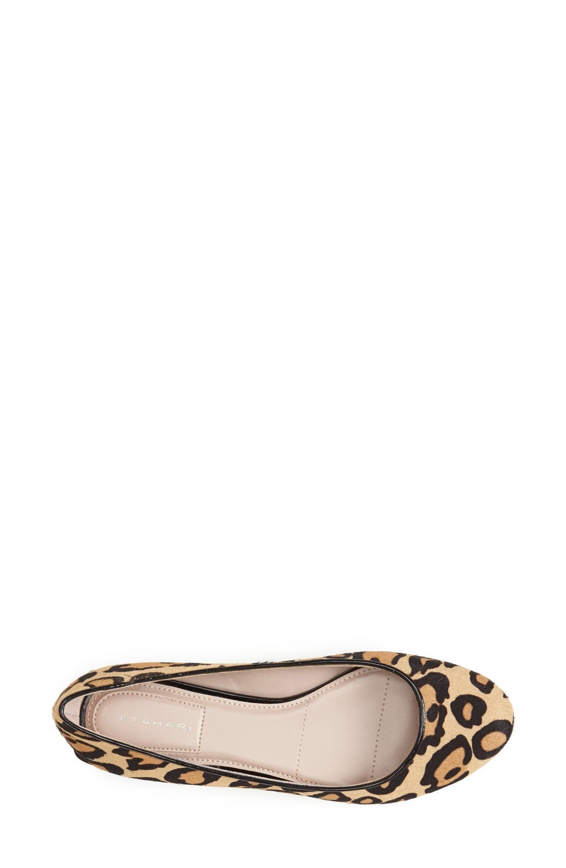 'Ranma' Flat, Alternate, color, LEOPARD HAIRCALF
