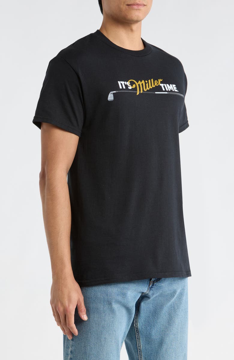 The Forecast Agency Miller Golf Graphic T-Shirt, Alternate, color, Pirate Black