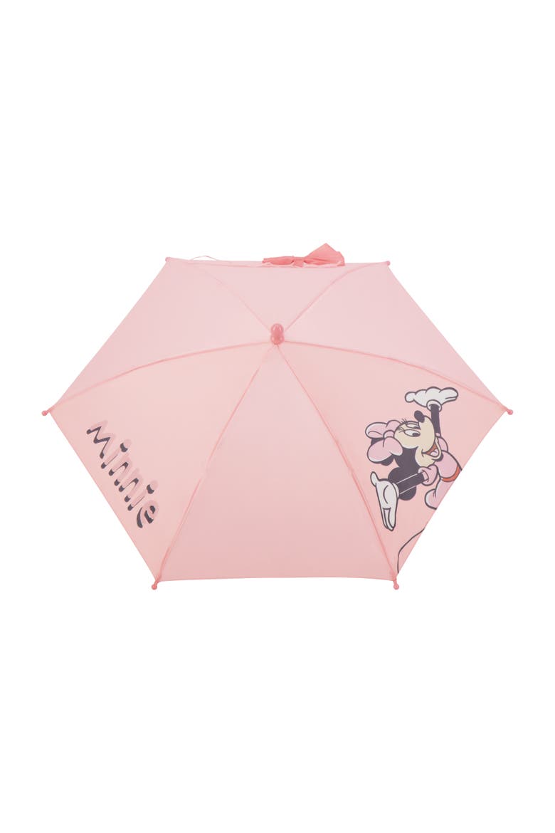Minnie Mouse Pink Kids' Umbrella, Alternate, color, PINK