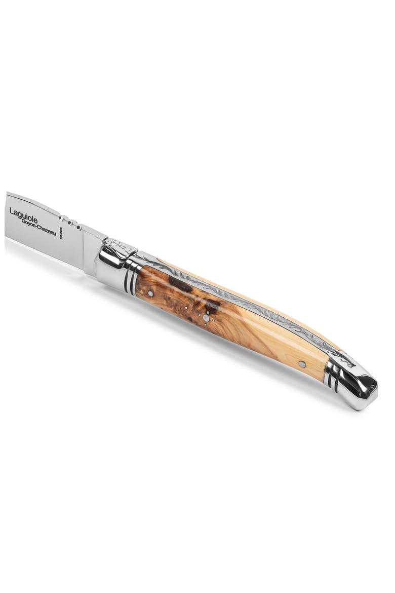 Set of 4 Laguiole Steak Knives, Alternate, color, WOOD