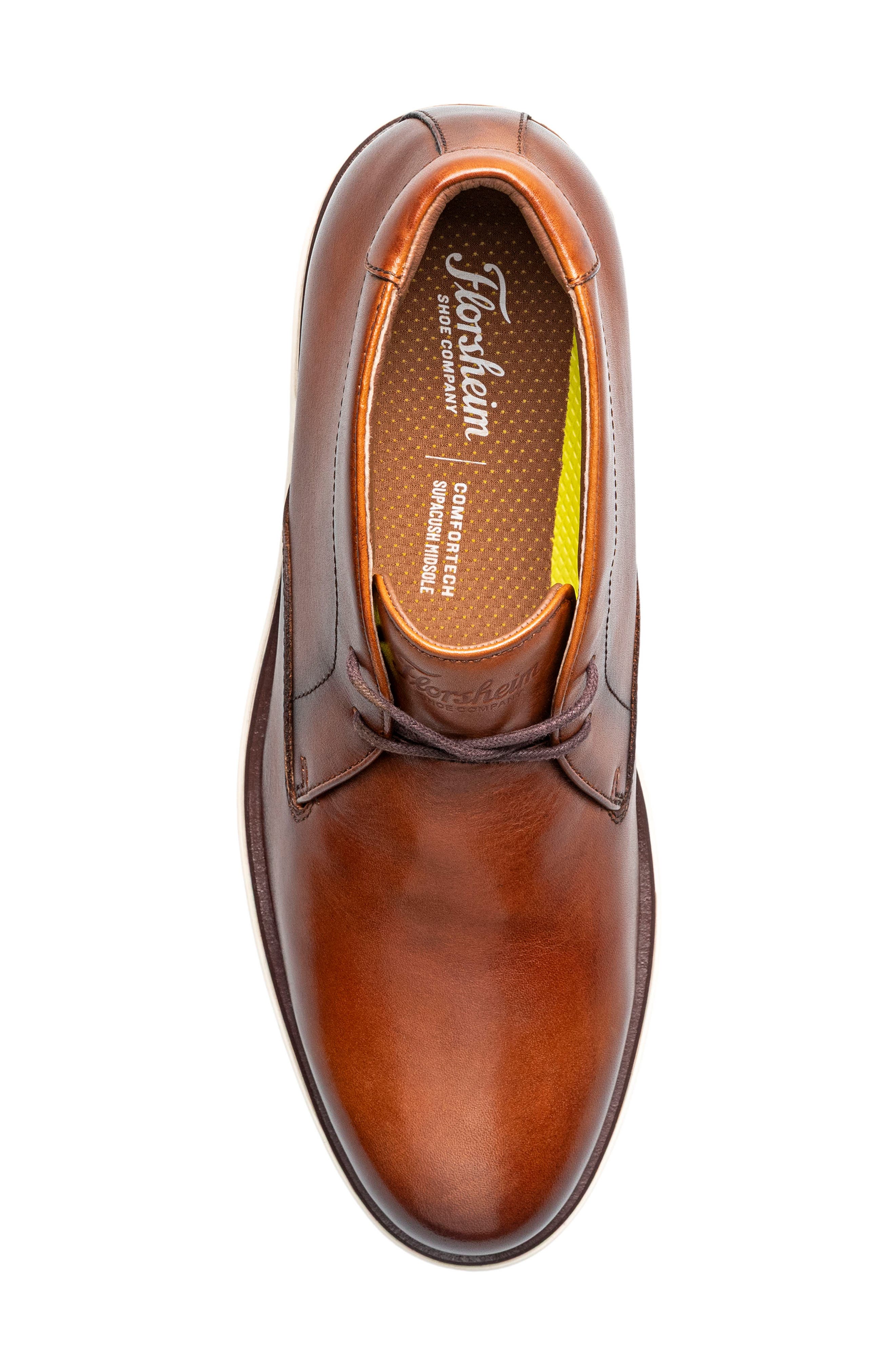 Avenue Plain Toe Chukka Boot, Alternate, color, COGNAC MULTI
