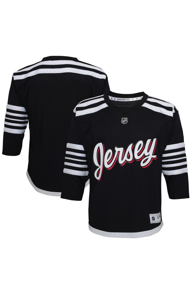 Youth Black New Jersey Devils 2021/22 Alternate Replica Jersey, Main, color, Black