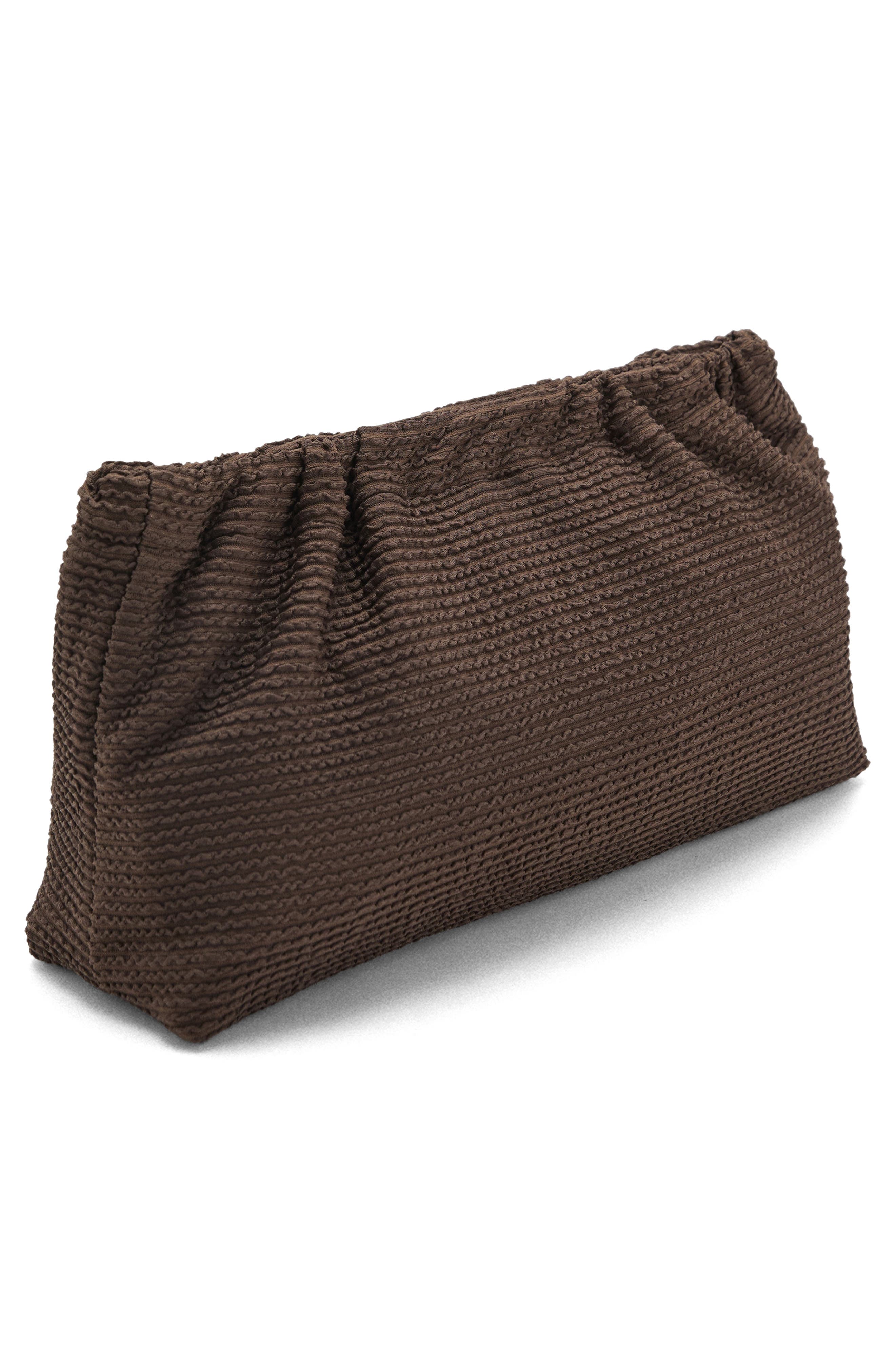 MANGO Textured Cosmetics Bag, Alternate, color, 