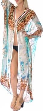RANEES Print Cover-Up Duster