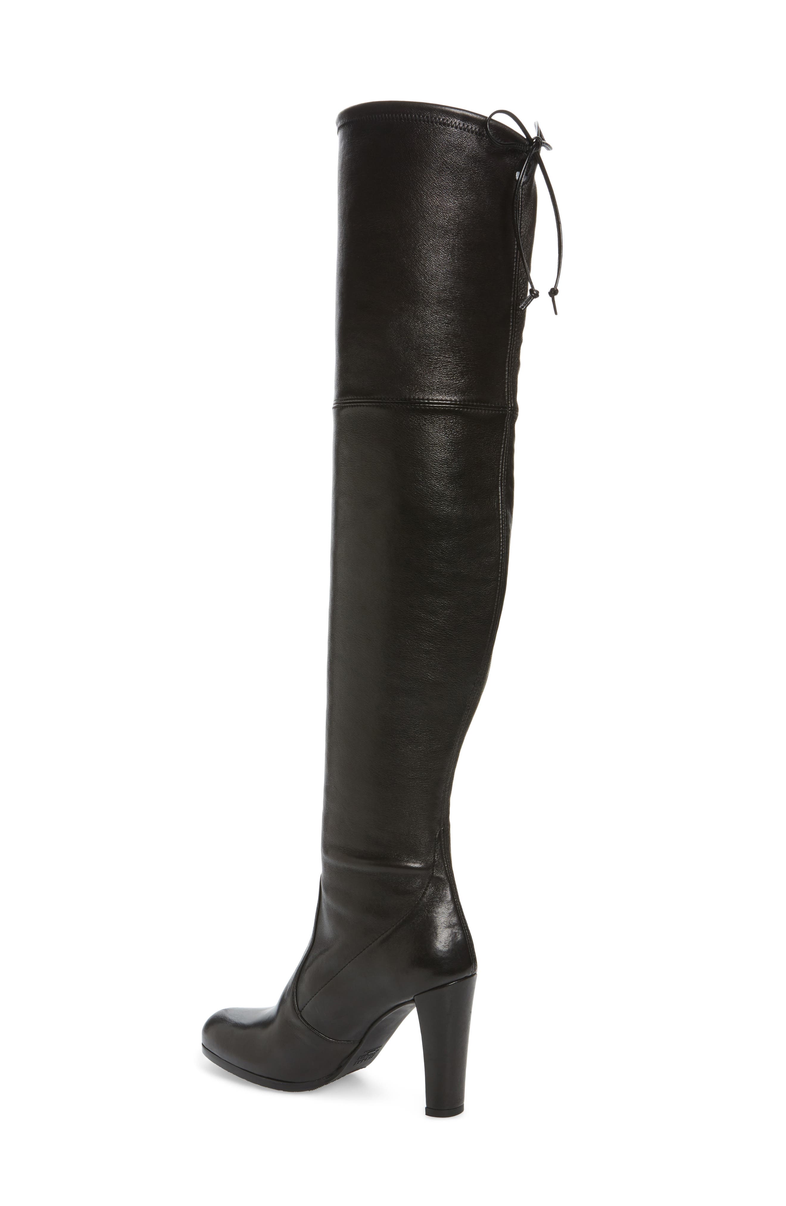 Hiline Over the Knee Boot, Alternate, color, BLACK NAPPA