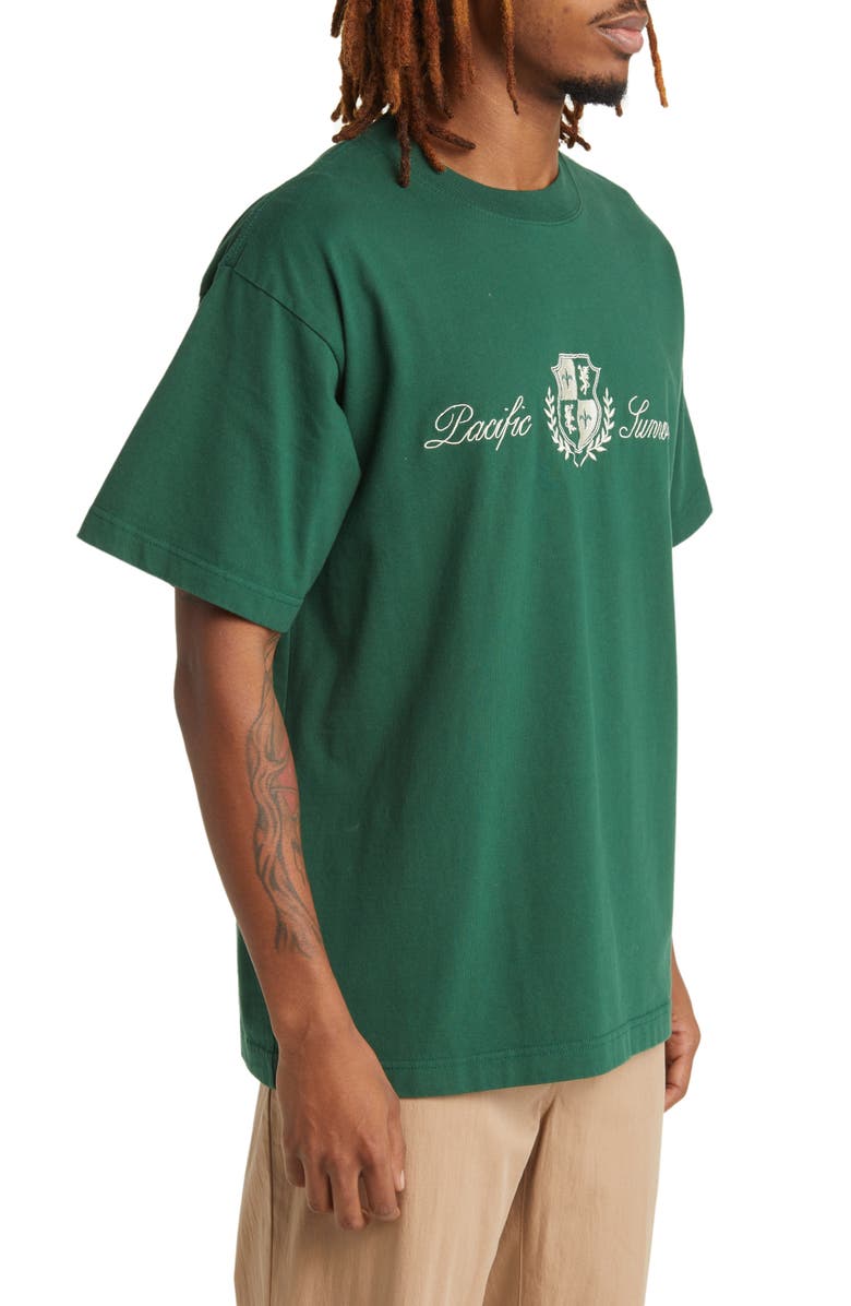 PacSun Embroidered Cotton T-Shirt, Alternate, color, 