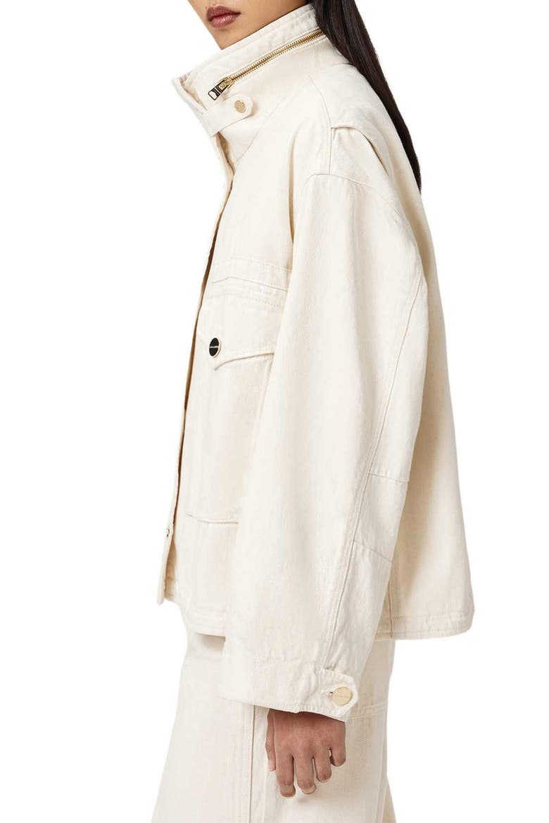 Clay Denim Jacket, Alternate, color, ECRU WHITE